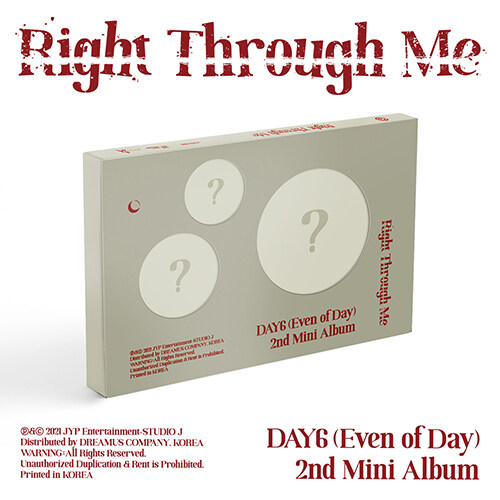 DAY6(EVEN OF DAY) - Right Through Me [2nd Mini Album]