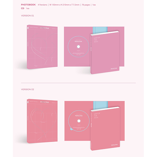 BTS - MAP OF THE SOUL : PERSONA [6th Mini Album/Ver 1,2,3,4のうち1種ランダム]
