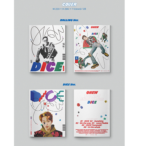 オンユ(SHINee) - DICE [2nd Mini Album/Photo Book ver./2種のうち1種ランダム発送]