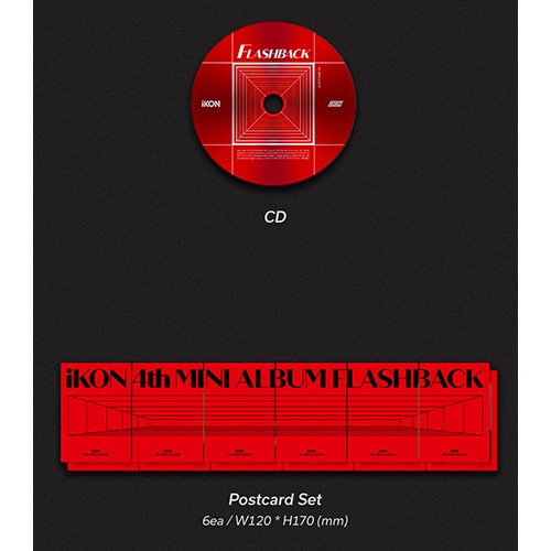 iKON - FLASHBACK [4th Mini Album/PHOTOBOOK ver./Red ver.]