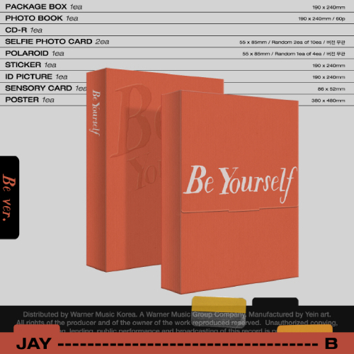 JAY B - Be Yourself [2nd EP/2種のうち1種ランダム発送]