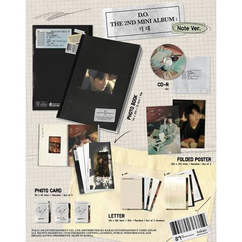 D.O.(EXO) - 期待 [2nd Mini Album/Note ver.]