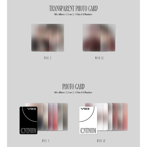 VIXX - CONTINUUM [5th Mini Album/PIECE ver.]
