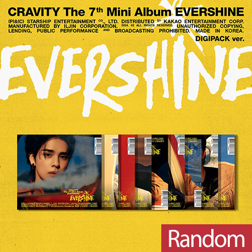 CRAVITY - EVERSHINE [7th Mini Album/DIGIPACK ver./9種のうち1種ランダム発送]