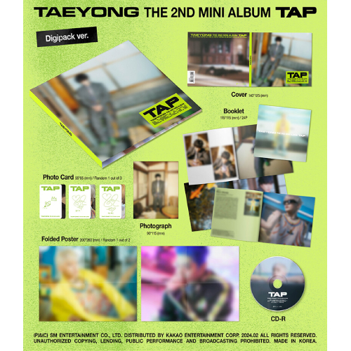 テヨン(NCT) - TAP [2nd Mini Album/Digipack ver.]