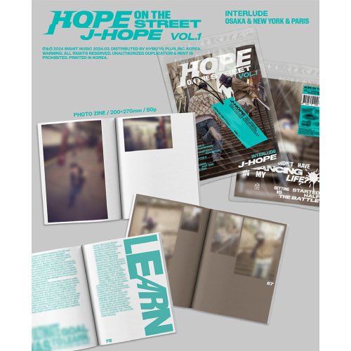 J-HOPE(BTS) - HOPE ON THE STREET VOL.1 [スペシャルアルバム/2種のうち1種ランダム発送]