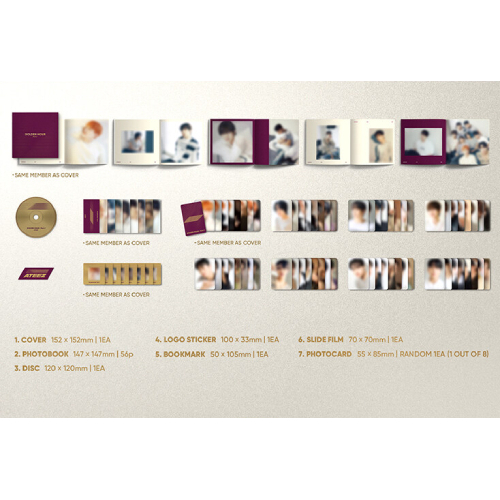 ATEEZ - GOLDEN HOUR : Part.1 [10th Mini Album/Digipak ver./8種のうち1種ランダム発送]