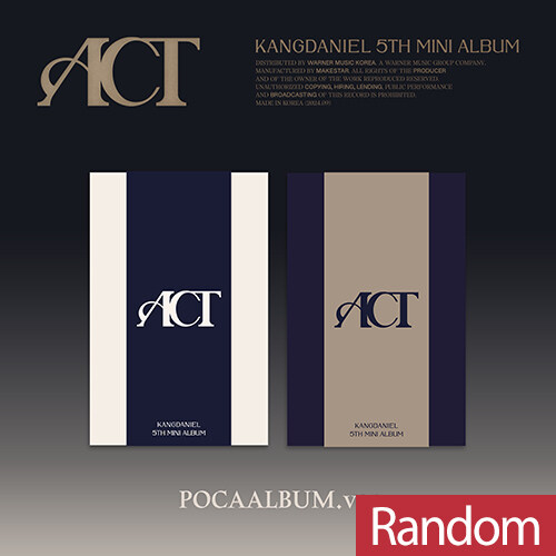 カン・ダニエル - ACT [5th Mini Album/POCA ALBUM ver./2種のうち1種ランダム発送]