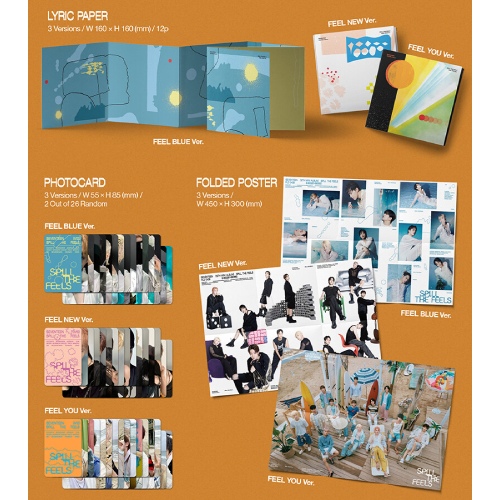 SEVENTEEN - SPILL THE FEELS [12th Mini Album/Standard Ver./3種のうち1種ランダム発送]