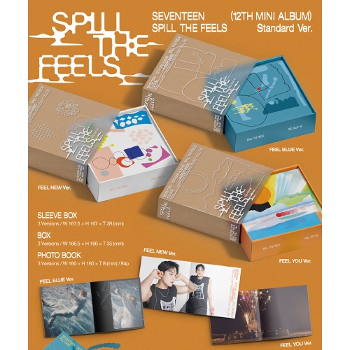 SEVENTEEN - SPILL THE FEELS [12th Mini Album/KiT Ver./2種のうち1種ランダム発送]