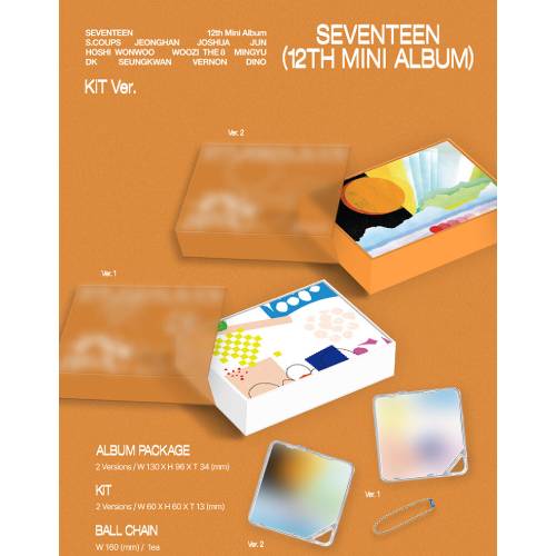 SEVENTEEN - SPILL THE FEELS [12th Mini Album/KiT Ver./2種のうち1種ランダム発送]