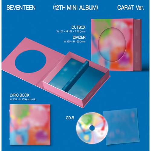 SEVENTEEN - SPILL THE FEELS [12th Mini Album/CARAT Ver.]