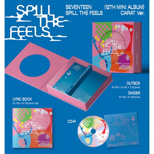 SEVENTEEN - SPILL THE FEELS [12th Mini Album/CARAT Ver.]