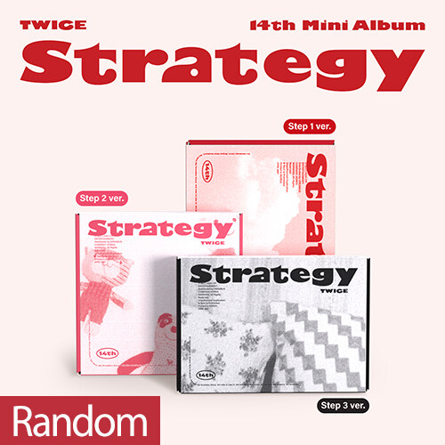 TWICE - STRATEGY [14th Mini Album/3種のうち1種ランダム発送]