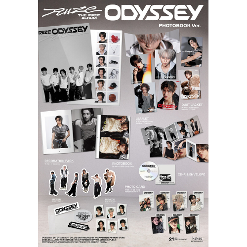 RIIZE - ODYSSEY [1st Album/PHOTOBOOK Ver./7種のうち1種ランダム発送]