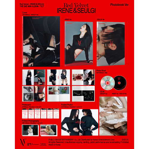 アイリーン&スルギ(Red Velvet) - TILT [2nd Mini Album/Photobook ver./3種のうち1種ランダム発送]