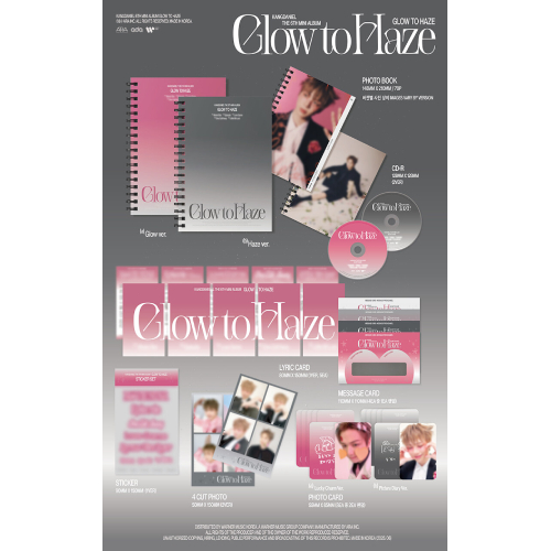 カン・ダニエル - Glow to Haze [6th Mini Album/Photobook ver./2種のうち1種ランダム発送]