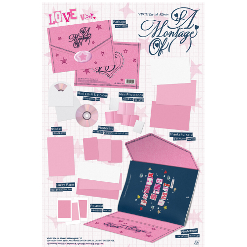 VIVIZ - A Montage of () [1st Allbum/LOVE ver.]