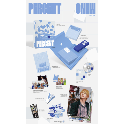 オンユ(SHINee) - PERCENT [2nd Full Album/Photobook Ver./2種のうち1種ランダム発送]