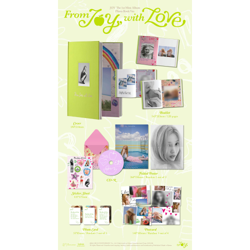 ジョイ(Red Velvet) - From JOY, with Love [1st Mini Album/Photo Book Ver.]