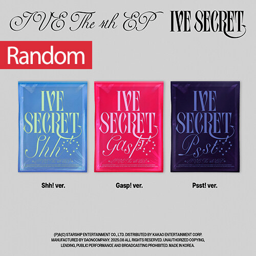 IVE - IVE SECRET [4th EP/3種のうち1種ランダム発送]