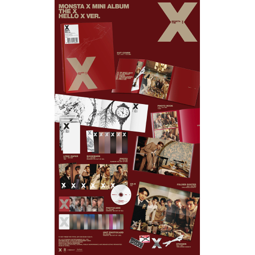 MONSTA X - THE X [13th Mini Album/一般盤/4種のうち1種ランダム発送]