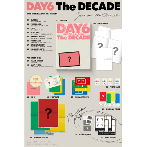 DAY6 - The DECADE [4th Full Album/一般盤/2種のうち1種ランダム発送]