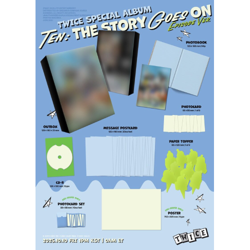 TWICE - TEN：The Story Goes On [Special Album/EPISODE Ver./2種のうち1種ランダム発送]