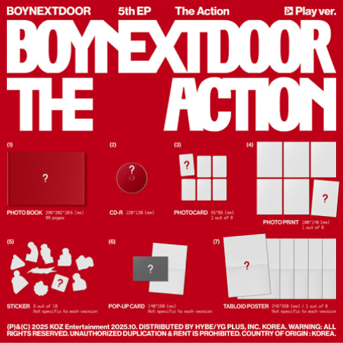 BOYNEXTDOOR - The Action [5th EP Album/3種のうち1種ランダム発送]