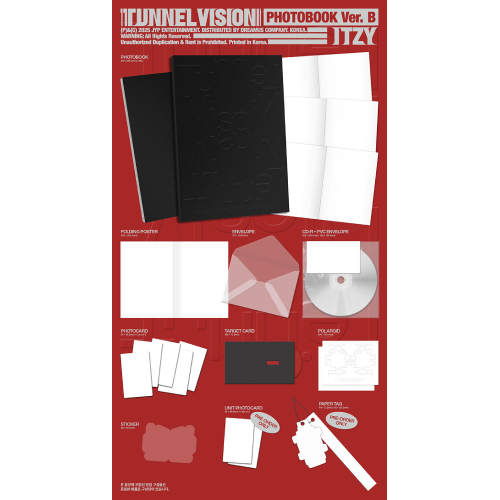 ITZY - TUNNEL VISION [11th Mini Album/Photobook Ver./2種のうち1種ランダム発送]