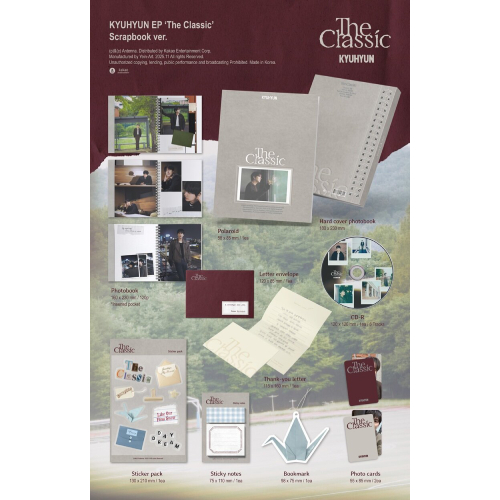 キュヒョン(SUPER JUNIOR) - The Classic [EP Album/Scrapbook ver.]