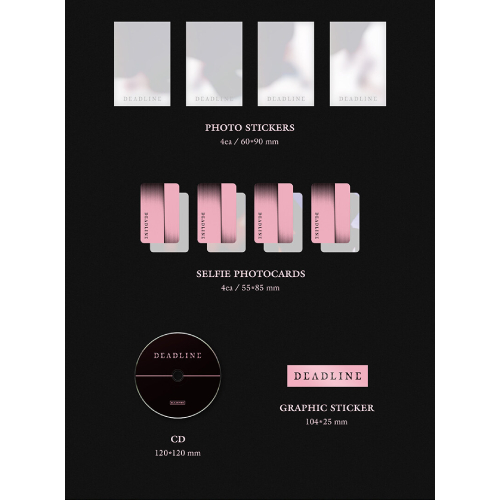 BLACKPINK - DEADLINE [3rd Mini Album/PINK Ver.]