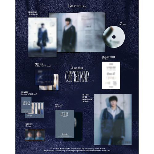 キム・ソンギュ(INFINITE) - OFF THE MAP [6th Mini Album/2種のうち1種ランダム発送]