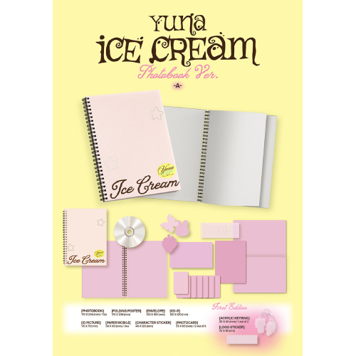 ユナ(ITZY) - Ice Cream [1st Mini Album/Photobook Ver./2種のうち1種ランダム発送]