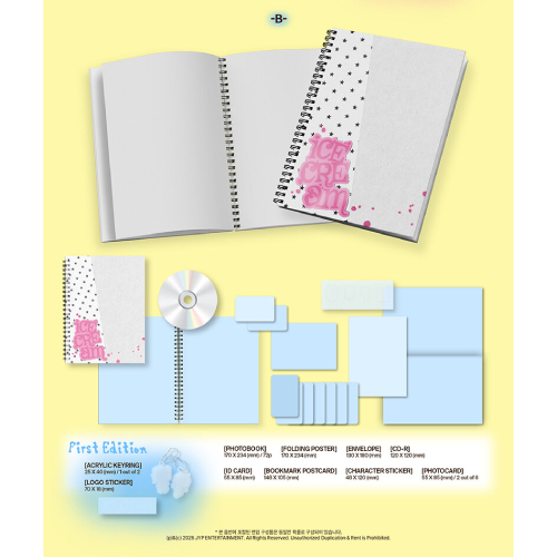 ユナ(ITZY) - Ice Cream [1st Mini Album/Photobook Ver./2種のうち1種ランダム発送]