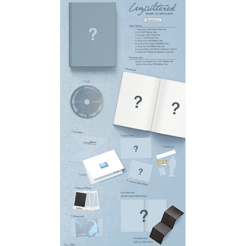 ウォンピル(DAY6) - Unpiltered [1st Mini Album/Photobook Ver./2種のうち1種ランダム発送]