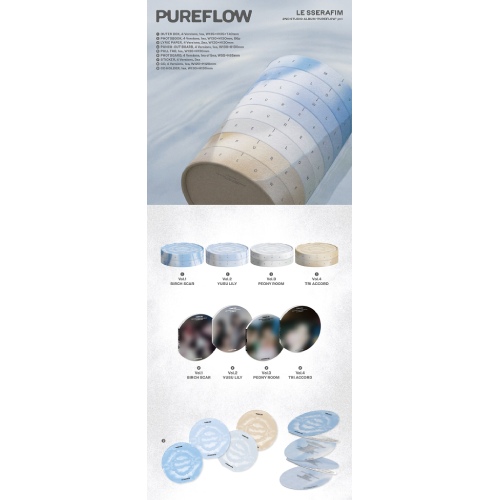 LE SSERAFIM - ‘PUREFLOW’ pt.1 [2nd Full Album/4種のうち1種ランダム発送]