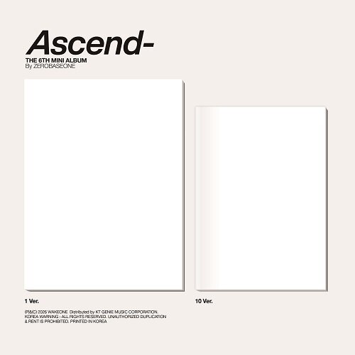 ZEROBASEONE - Ascend- [6th Mini Album/PHOTOBOOK Ver./2種のうち1種ランダム発送]