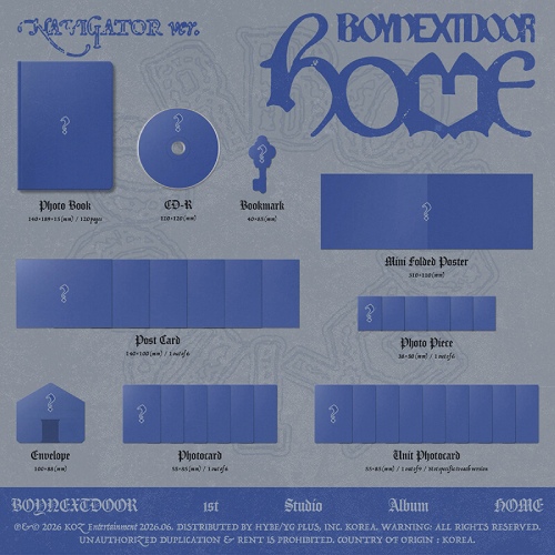 BOYNEXTDOOR - HOME [1st Studio Album/3種のうち1種ランダム発送]