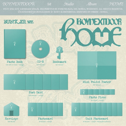 BOYNEXTDOOR - HOME [1st Studio Album/3種のうち1種ランダム発送]