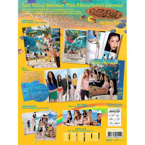Red Velvet - Velvet Summer [Summer Mini Album/Big Wave Ver./2種のうち1種ランダム発送]