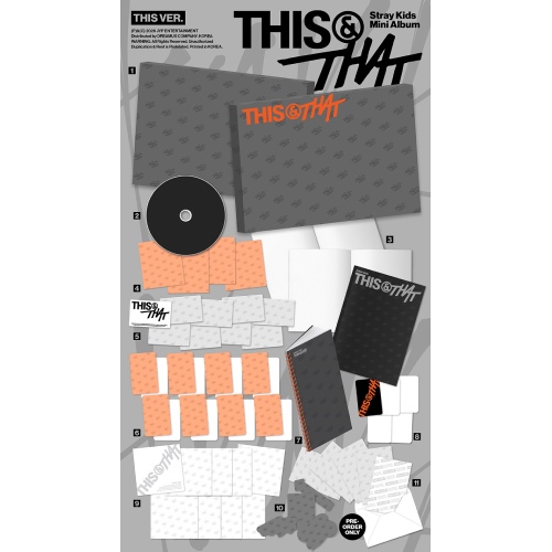 Stray Kids - THIS & THAT [10th Mini Album/一般盤/2種のうち1種ランダム発送]