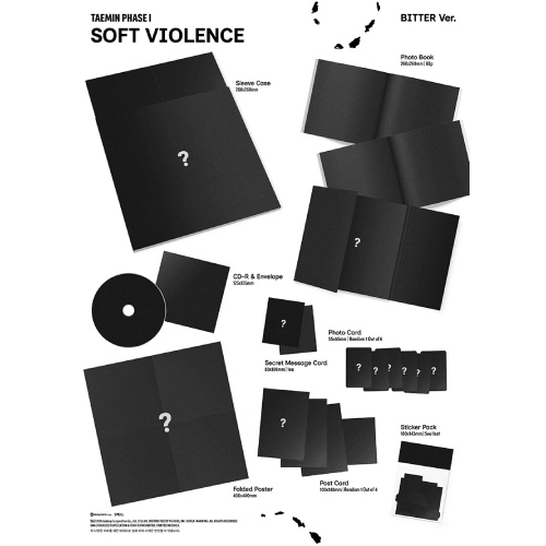 テミン(SHINee) - PHASE I : Soft Violence [Photobook Ver./2種のうち1種ランダム発送]