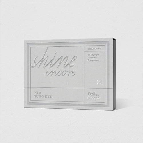 キム・ソンギュ(INFINITE) - KIM SUNG KYU SOLO CONCERT [SHINE ENCORE] DVD (2Disc)