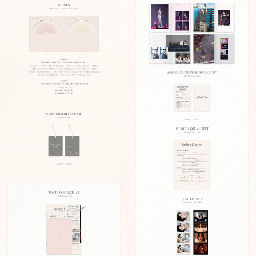 テヨン(少女時代) - 2025 CONCERT [The TENSE] Memory Box (Blu-ray)