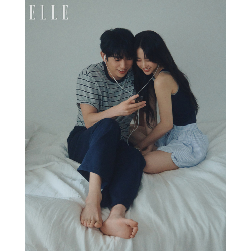 (キム・ソンホ、パク・ボヨン＆GOT7ジニョン) ELLE 2025.8月号