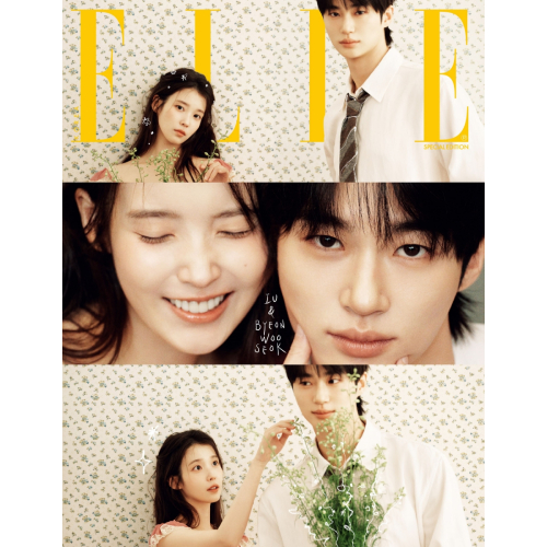 (IU＆ビョン・ウソク翻訳付き) ELLE 4月号 スペシャルエディション