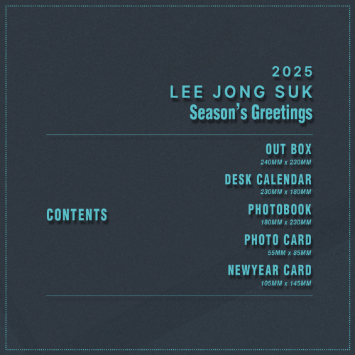 2025 LEE JONGSUK SEASON'S GREETINGS