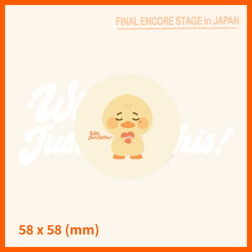 ポケットミラー【[With:Just Like This] FINAL ENCORE STAGE in JAPAN』】