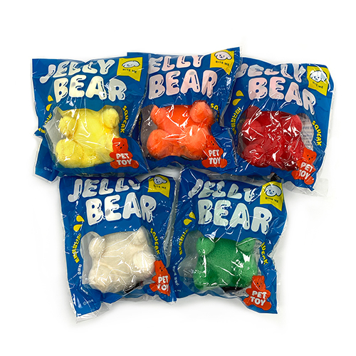 【BITE ME】≪カラーレッド≫グミベア ペット用玩具